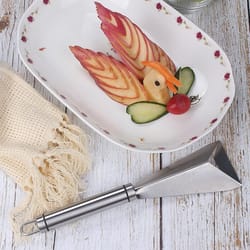 stainless steel fruit carving knife vegetable cutter tool for creative food garnishing