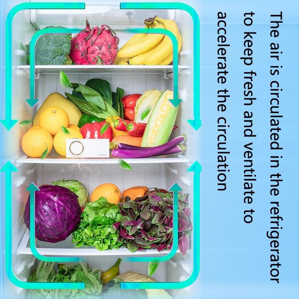 Portable Refrigerator Deodorizer Air Purifier With Sterilization For Fridge Car And Home 5