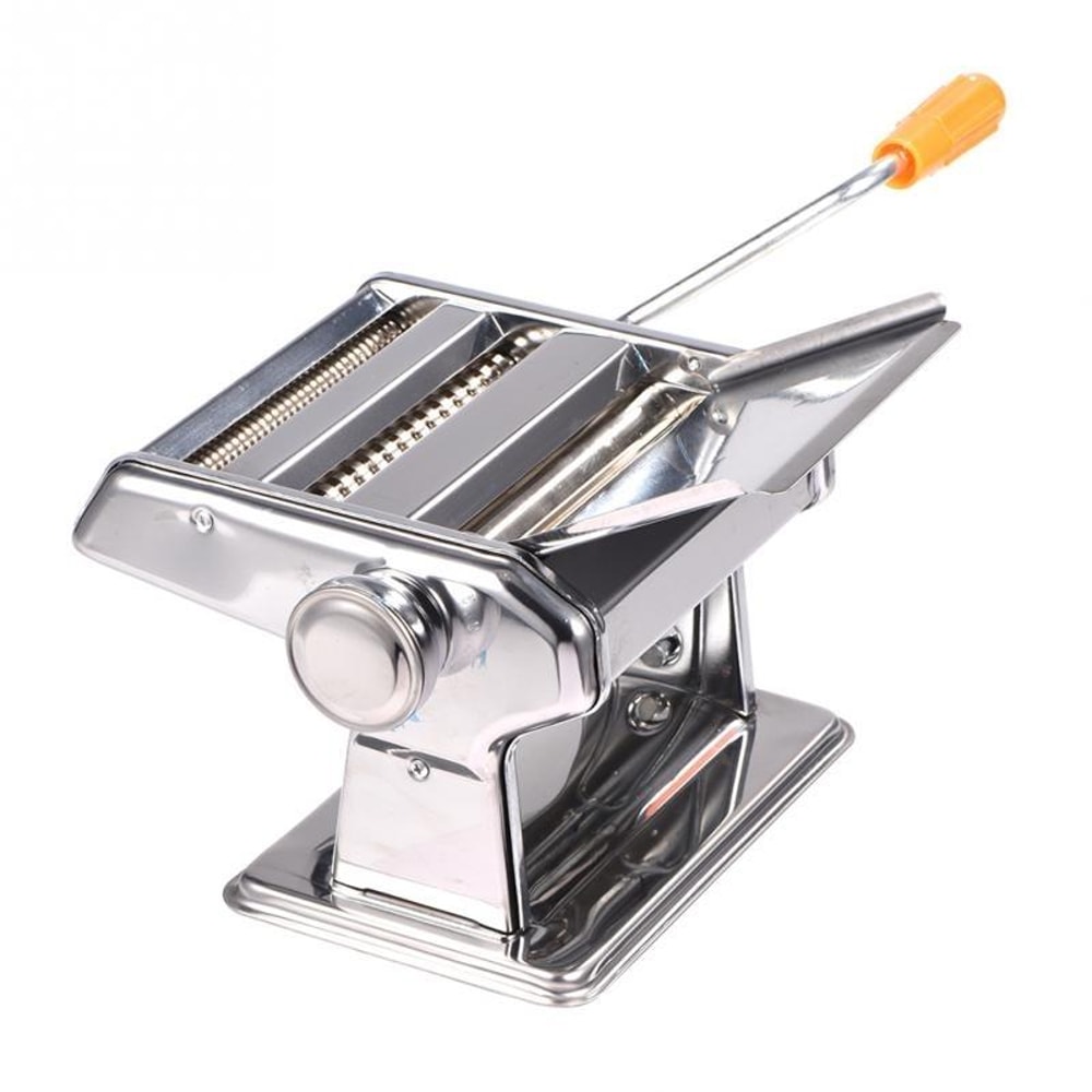 Manual Pasta Maker Machine Stainless Steel Hand Crank Noodle Roller Cutter 2