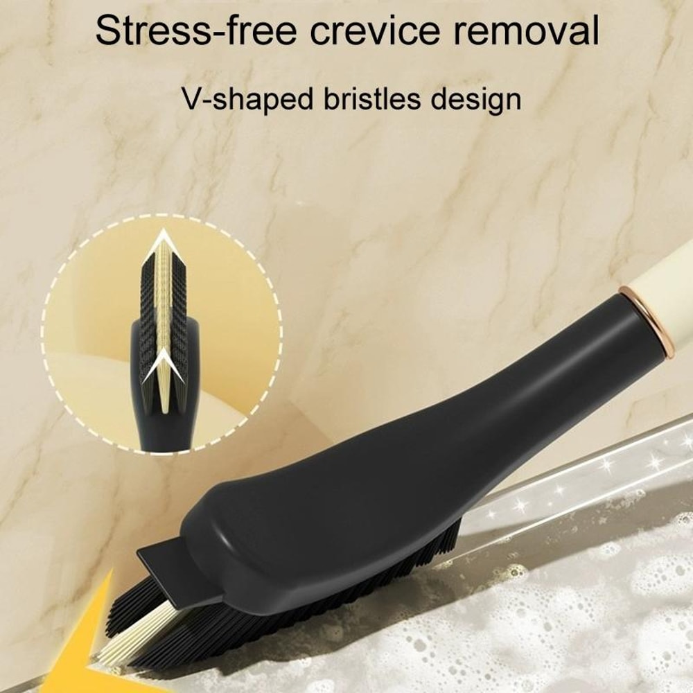3in1 Long Handle Crevice Cleaning Brush For Kitchen Bathroom Gaps 5