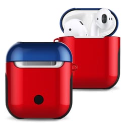hard shell airpods case with keychain protective cover