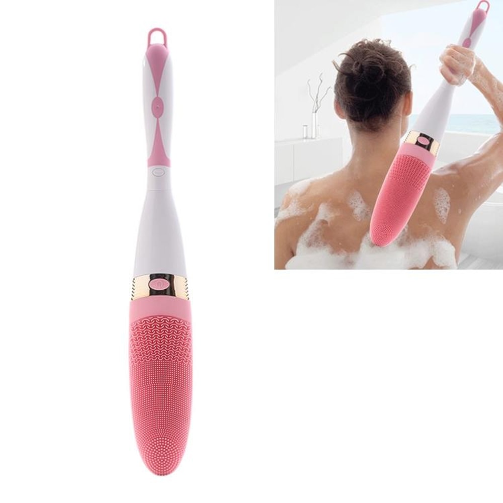 Waterproof Silicone Electric Body Brush With Vibration Deep Clean For Sensitive Skin 6
