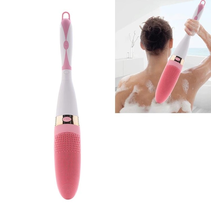Waterproof Silicone Electric Body Brush With Vibration Deep Clean For Sensitive Skin 6