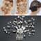 Elegant Pearl Bridal Hair Comb With Rhinestone Crown Design Wedding Hair Accessories 2