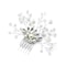 Elegant Pearl Bridal Hair Comb With Rhinestone Crown Design Wedding Hair Accessories 1
