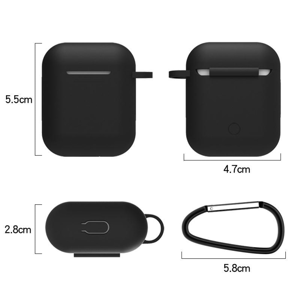 Shockproof Silicone AirPods Case Set With Anti Loss Accessories 5