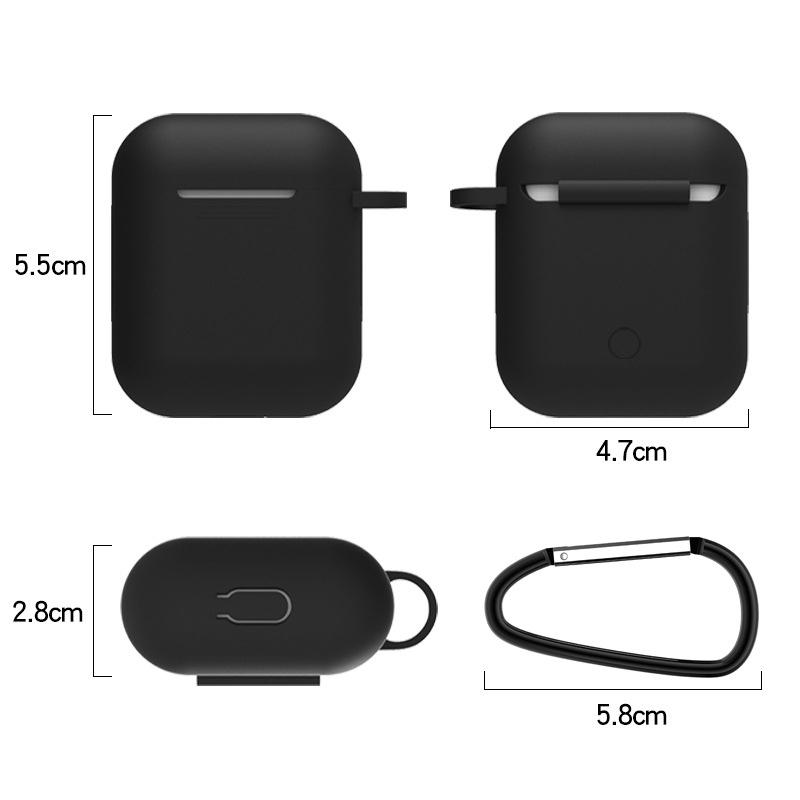 Shockproof Silicone AirPods Case Set With Anti Loss Accessories 5