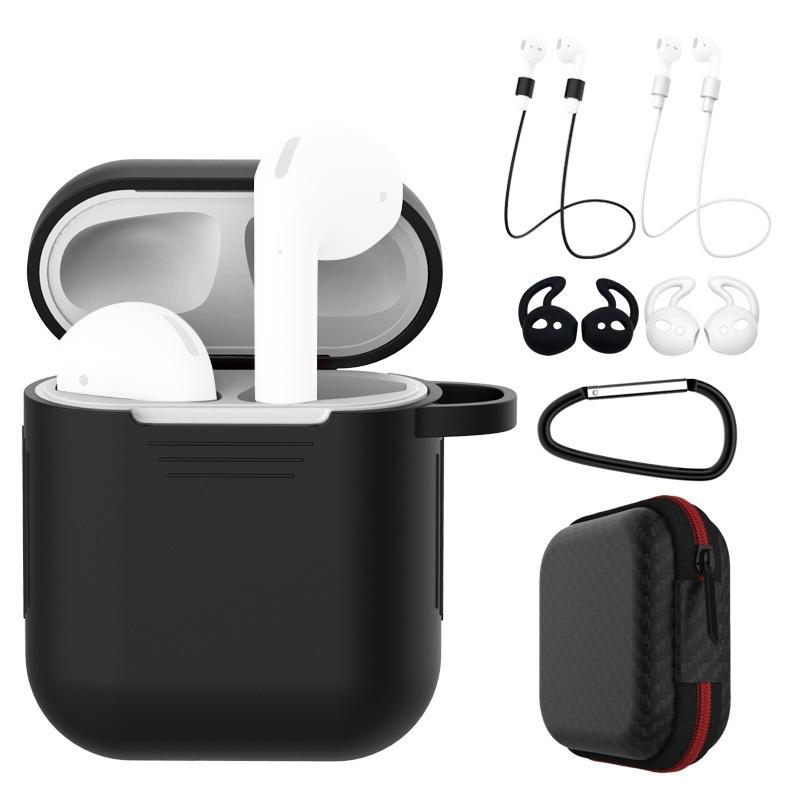 Shockproof Silicone AirPods Case Set With Anti Loss Accessories 7