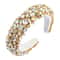 Luxury Rhinestone Headband Wide Padded Crystal Hair Band For Women Sparkling Geometric Headband 0