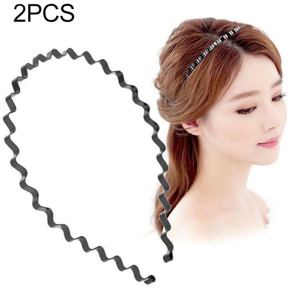 Wavy Headband Non Slip Sport Headband For Men Women Lightweight Hair Hoop 3