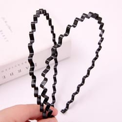 wavy headband non slip sport headband for men & women lightweight hair hoop