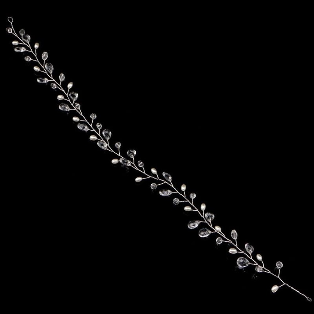 Elegant Leaf Crystal Bridal Headband Wedding Hair Accessory For Women 7