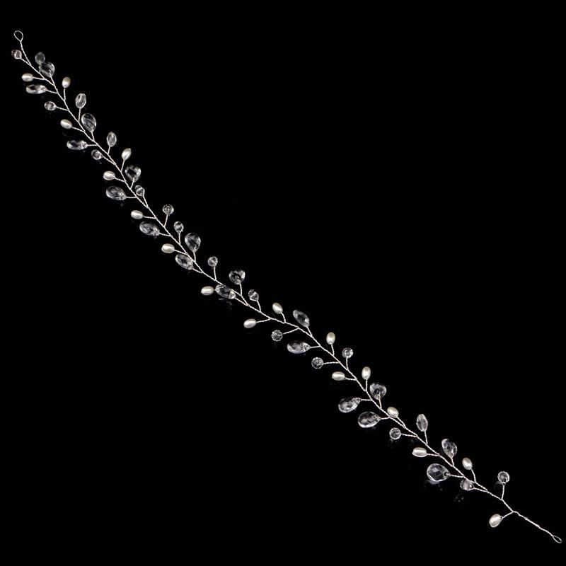 Elegant Leaf Crystal Bridal Headband Wedding Hair Accessory For Women 7