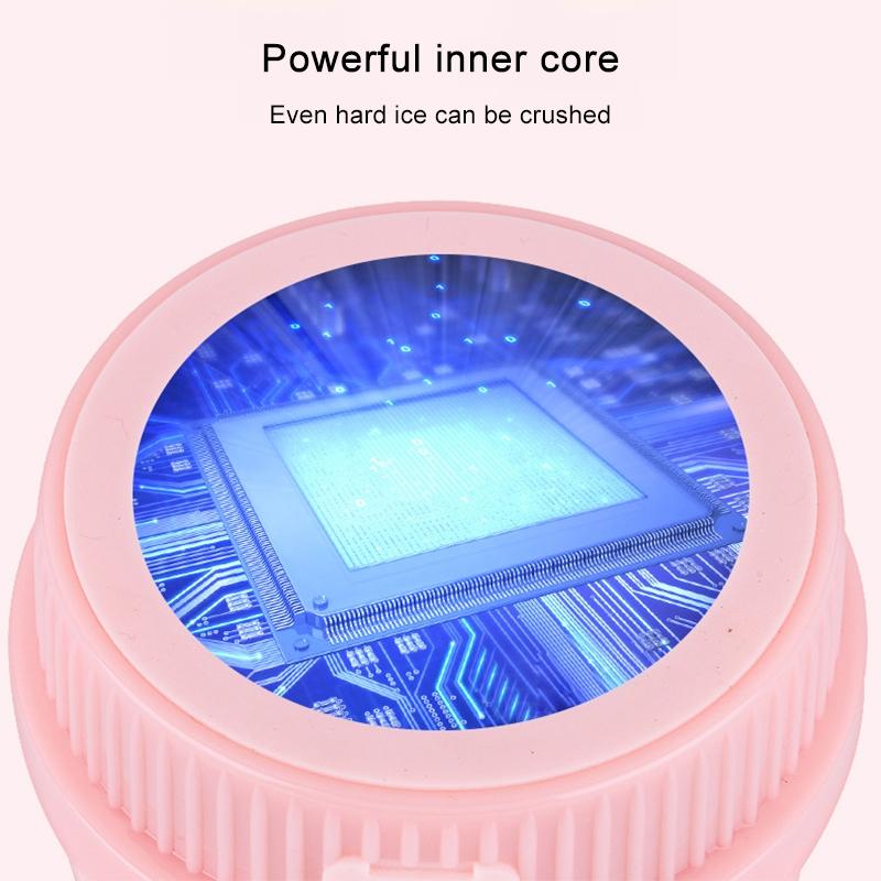 Portable USB Rechargeable Mini Blender Compact Personal Fruit Smoothie Juicer Cup 12