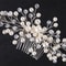 Elegant Pearl Crystal Bridal Hair Comb Wedding Headpiece for Brides & Special Occasions