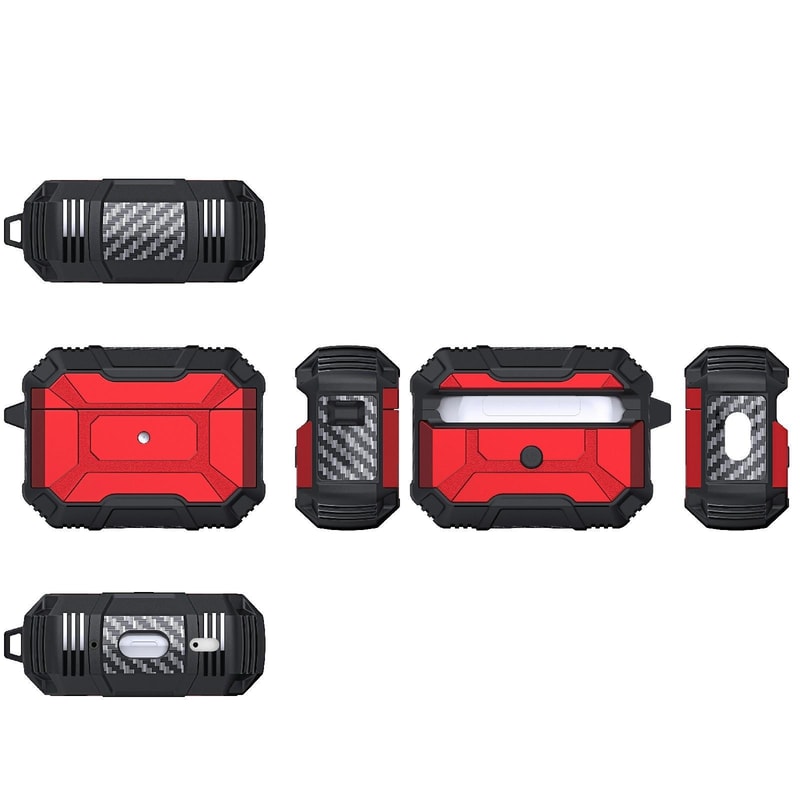 Rugged Shockproof AirPods Pro Case With Battle Armor Design 1