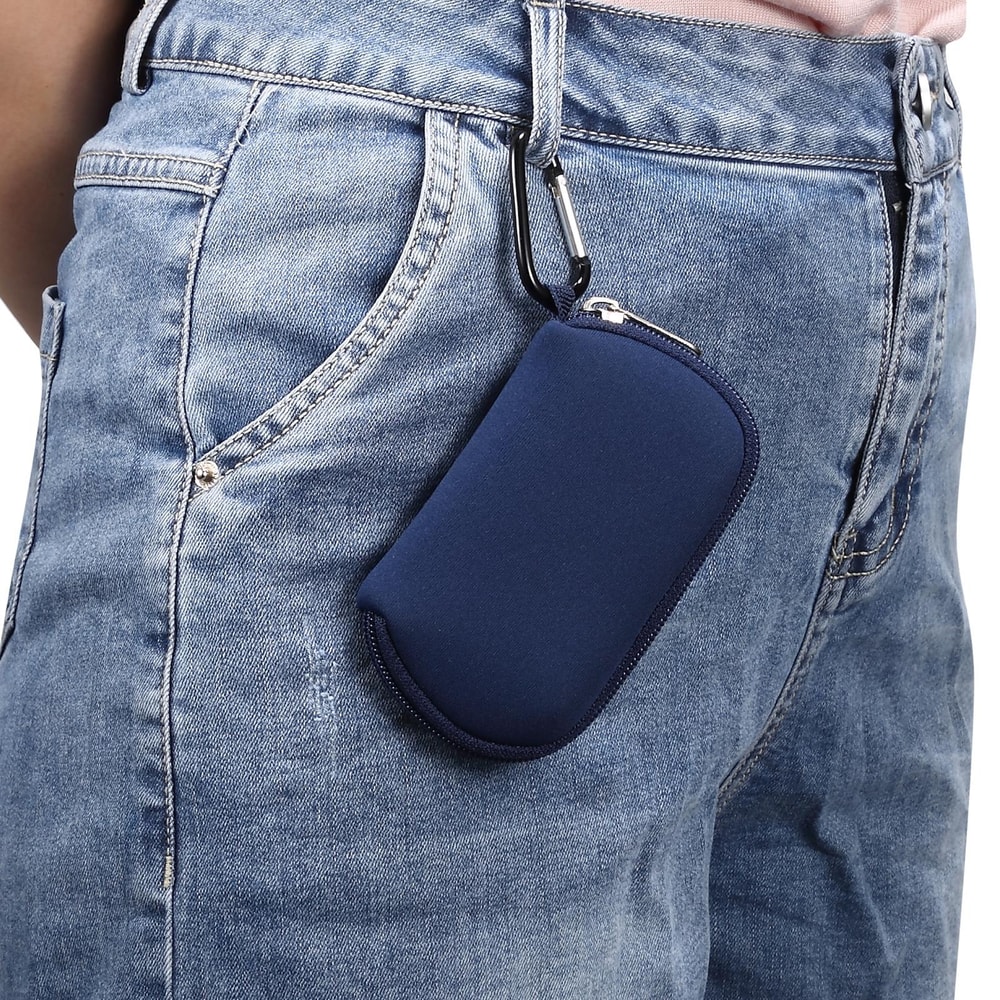 Waterproof Nylon AirPods Pro Case Pouch With Hook Portable Earbud Storage 3