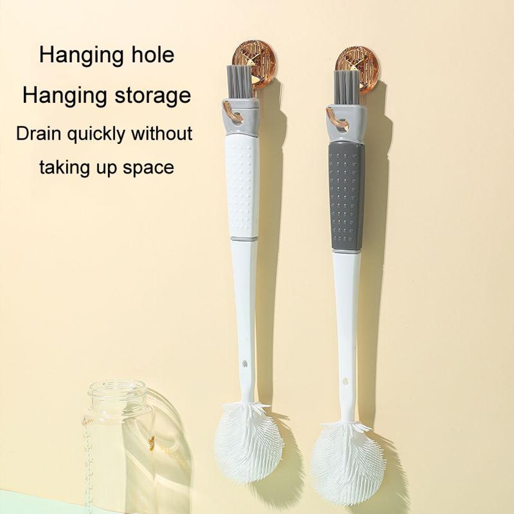 5in1 Multifunction Bottle Brush Cleaner With Long Handle For Cups Bottles Kitchen Use 9