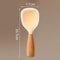 Silicone Non Stick Rice Paddle With Wooden Handle Heat Resistant Rice Cooker Spoon 2
