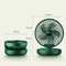 Portable Folding Desk Fan With Quiet Brushless Motor For Office Travel Home 1