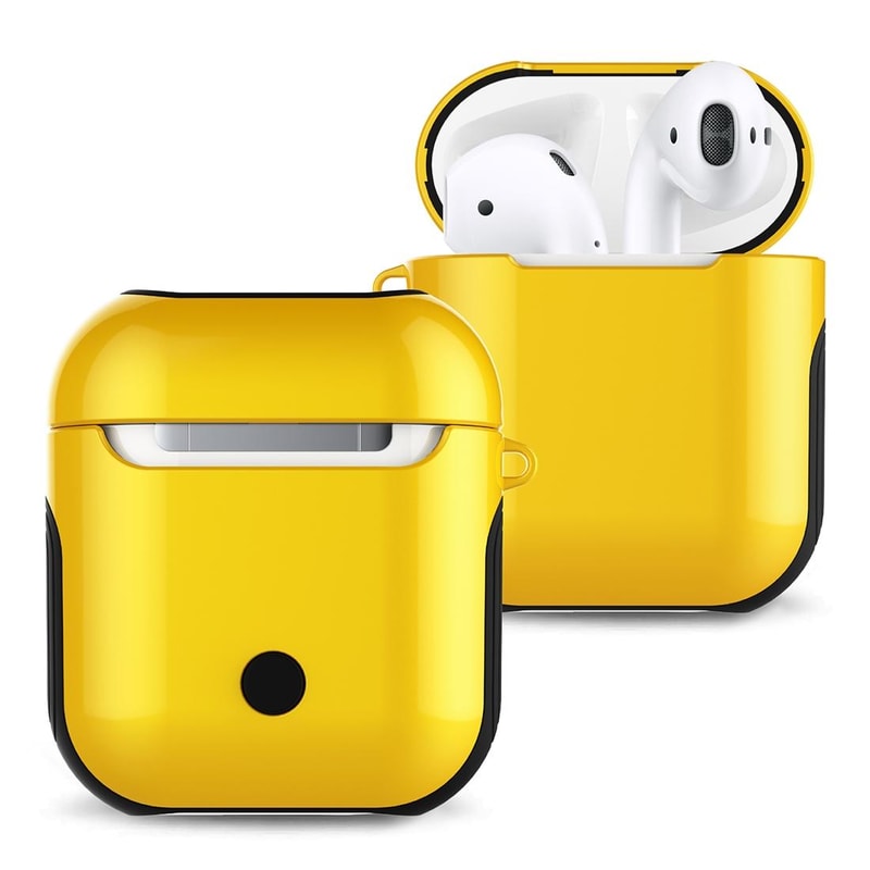 AirPods case Hard Shell Protective Cover with Keychain