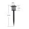 Solar Garden Lights Outdoor Waterproof LED Lawn House Pathway Lights 5