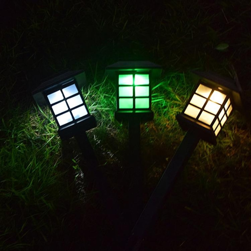 Solar Garden Lights Outdoor Waterproof LED Lawn House Pathway Lights 2