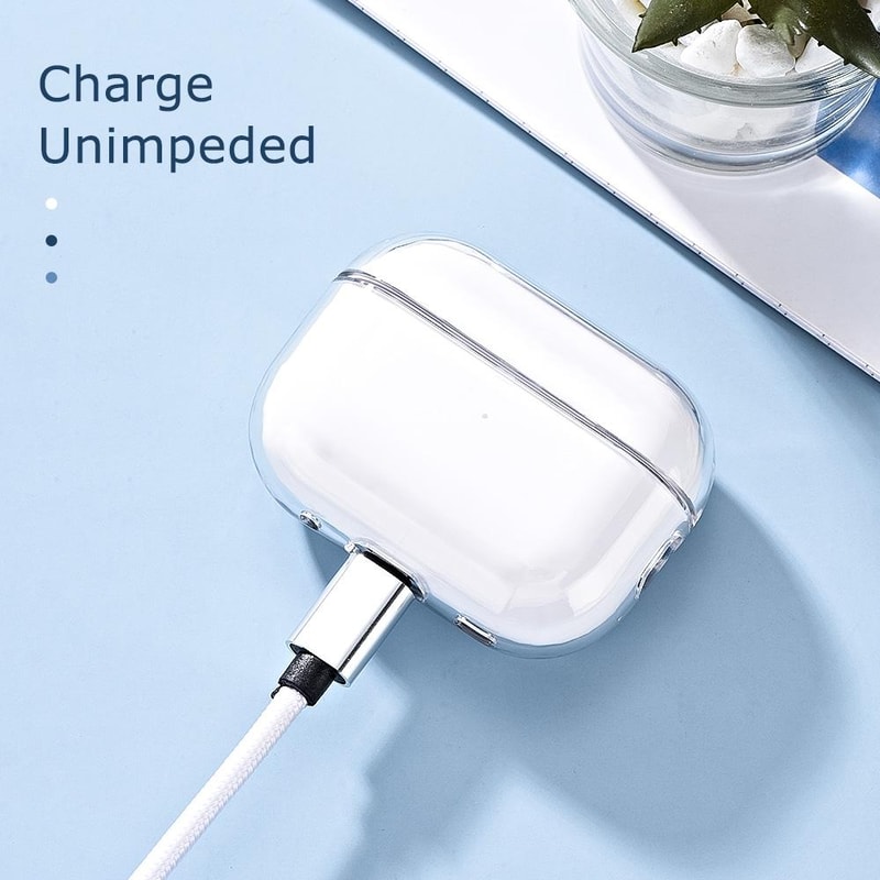 Clear Hard AirPods Pro Case Protective Transparent Cover 3