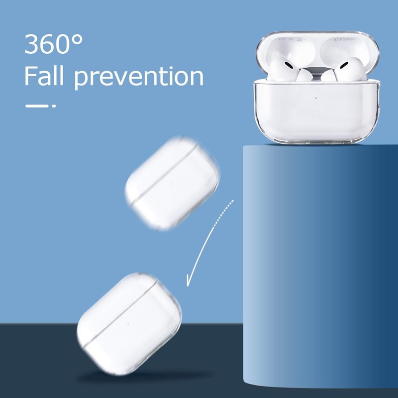 Clear Hard AirPods Pro Case Protective Transparent Cover 4