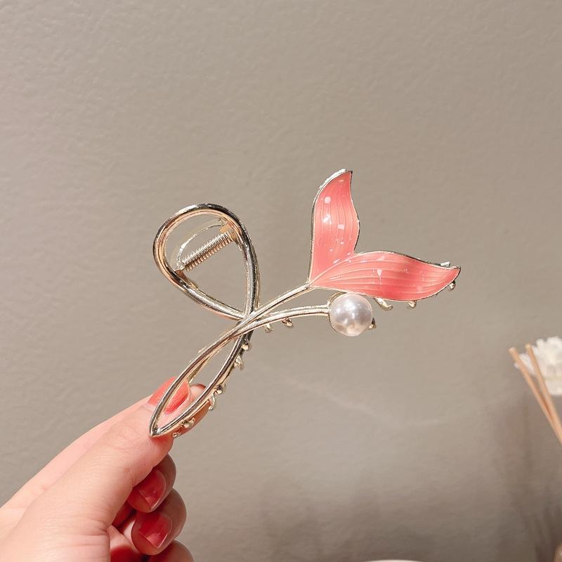 Elegant Pearl Fishtail Hair Clips Set Bridal Hair Accessories For Stylish Updos 1