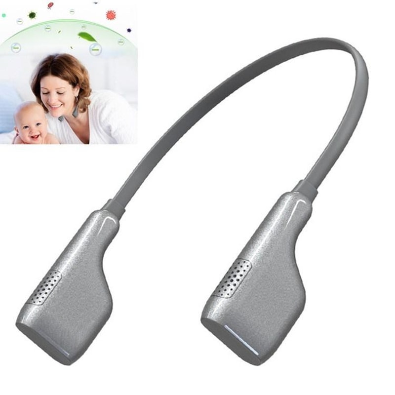 Wearable Air Purifier Necklace With Negative Ion Technology Portable Personal Air Cleaner 0