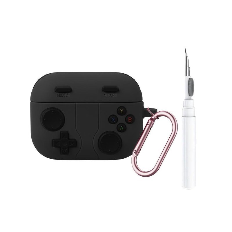 Retro Game Console AirPods Pro Case With Cleaning Pen Silicone Protective Cover 6