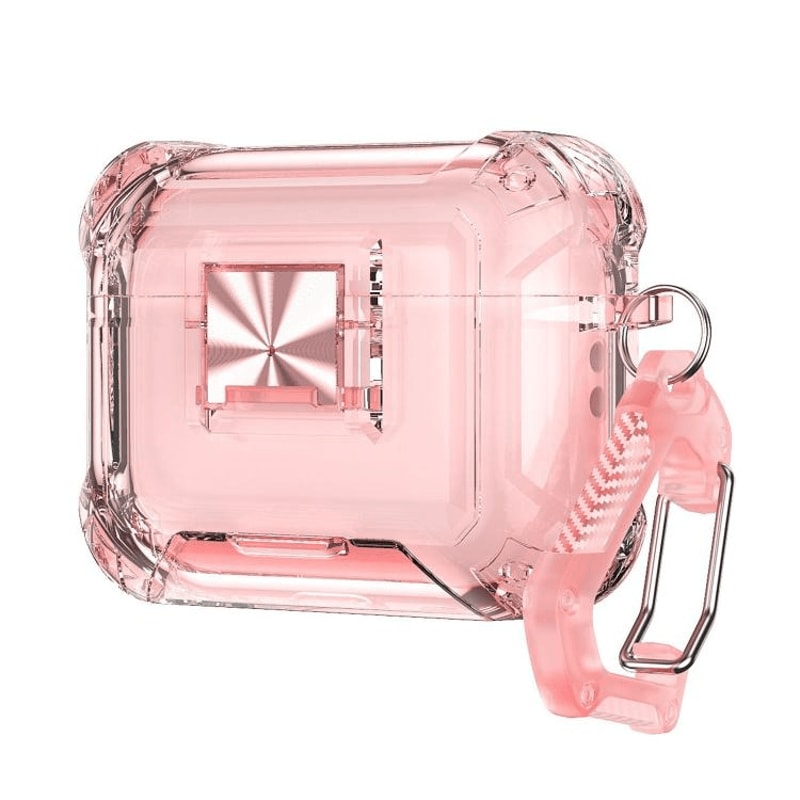 AirPods Pro Clear Lock Case With Carabiner Shockproof Cover 10