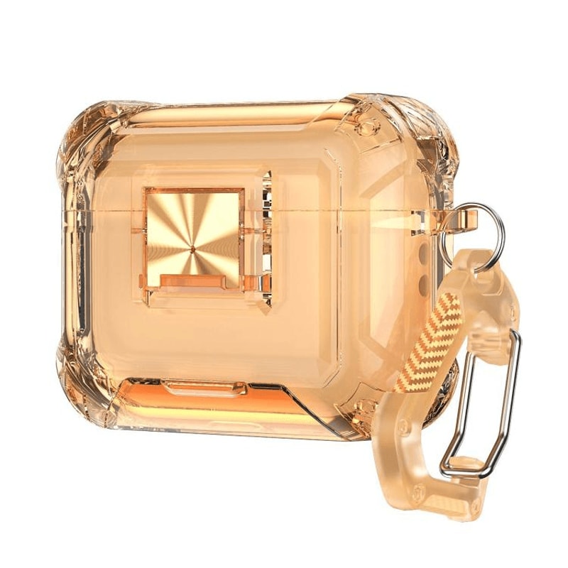 AirPods Pro Clear Lock Case With Carabiner Shockproof Cover 9
