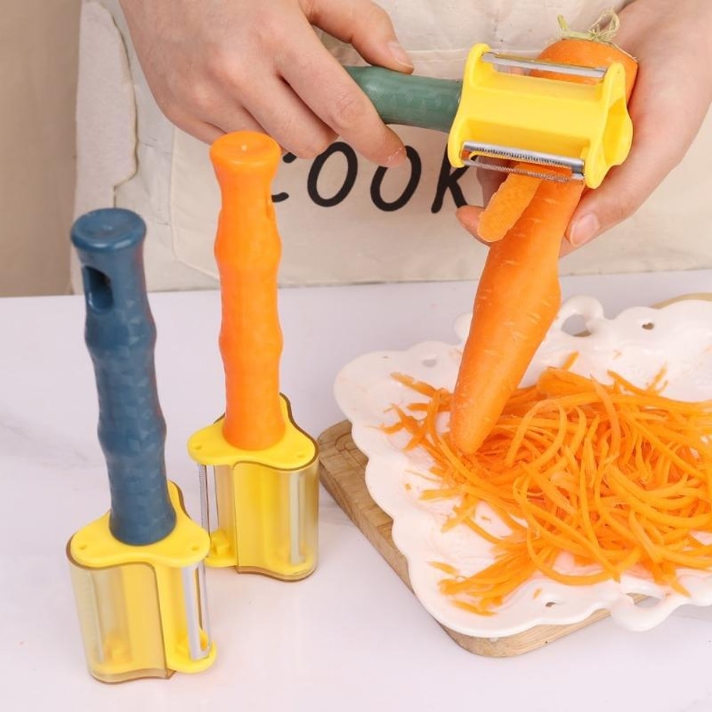 3in1 Stainless Steel Vegetable Peeler Multi Blade Fruit Peeling Knife 1