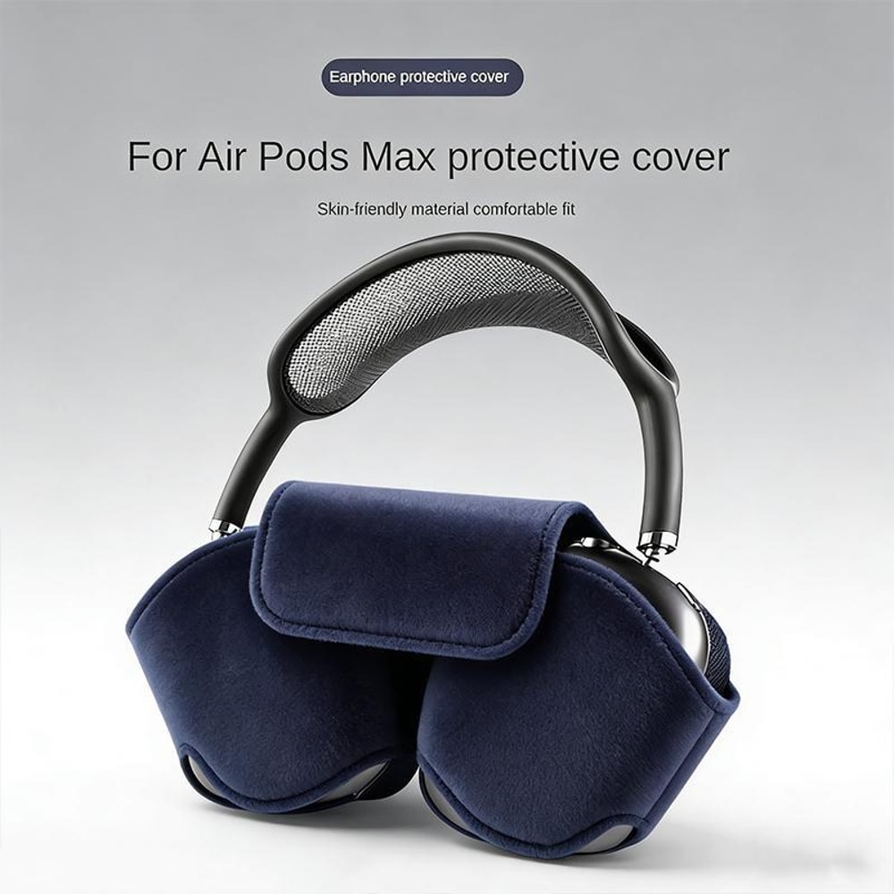 Magnetic Vegan Leather AirPods Max Case Protective Cover 1