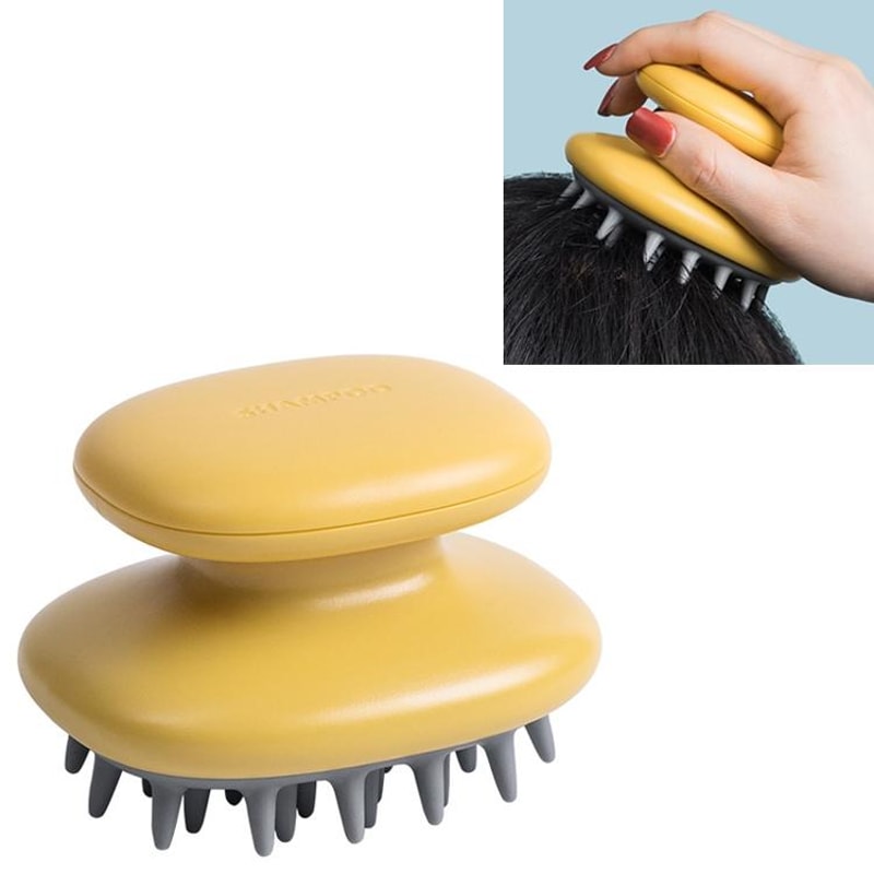 Silicone Shampoo Brush Scalp Massager For Dandruff Removal And Hair Care 7