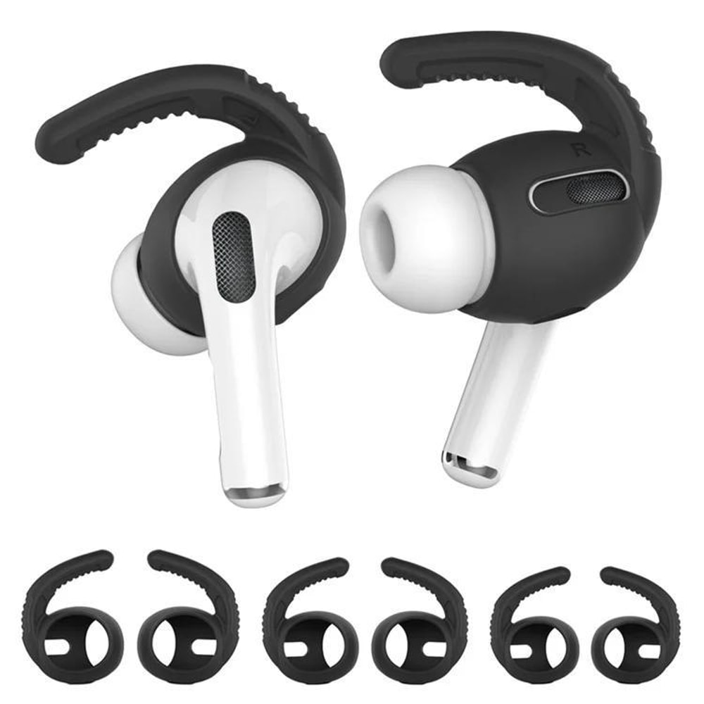 AirPods Pro Ear Hooks With AntiSlip Silicone Tips Secure Fit 7