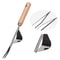HeavyDuty Garden Weeding Tool Stainless Steel Hand Shovel With Wooden Handle 6
