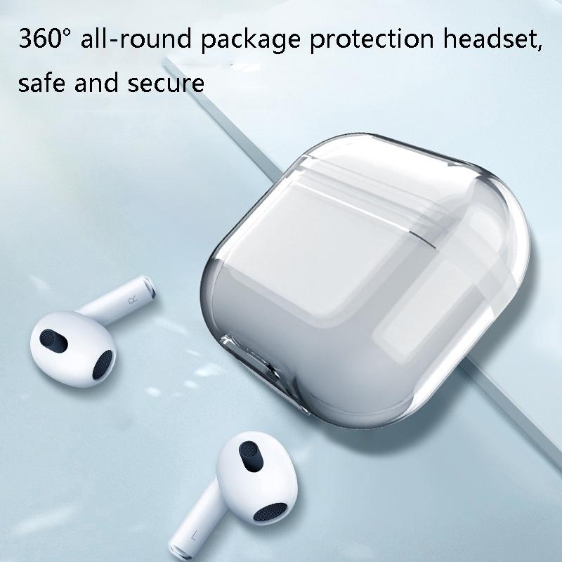 Clear TPU AirPods Case Protective Cover