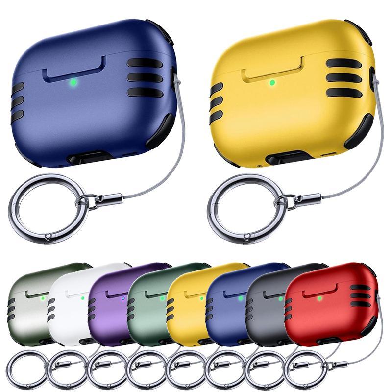 Shockproof AirPods Pro Case With Lanyard Ring Full Body Protective Cover 1