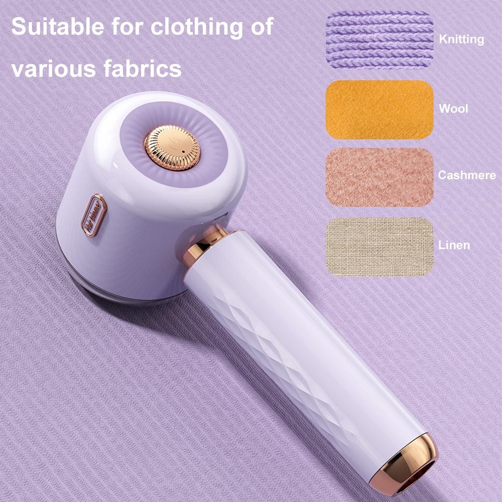 Electric Lint Remover Fabric Shaver With Digital Display 6Blade Precision 8