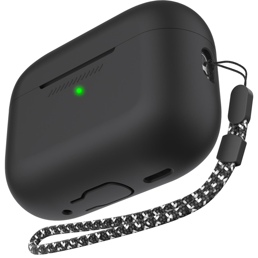 AirPods Pro Case Silicone Protective Cover With Lanyard Shockproof Slim Fit 9