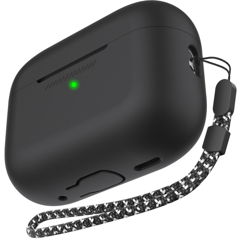 AirPods Pro Case Silicone Protective Cover With Lanyard Shockproof Slim Fit 9
