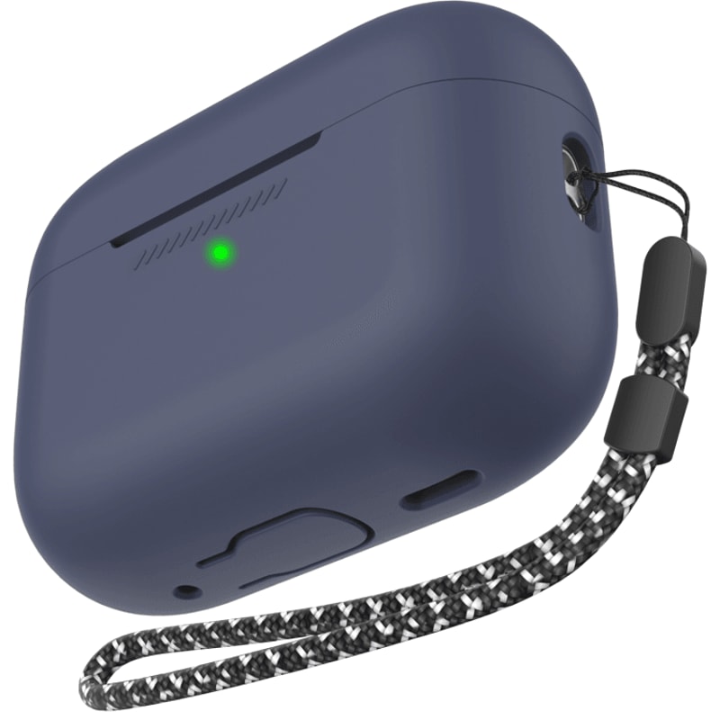 AirPods Pro Case Silicone Protective Cover With Lanyard Shockproof Slim Fit 14