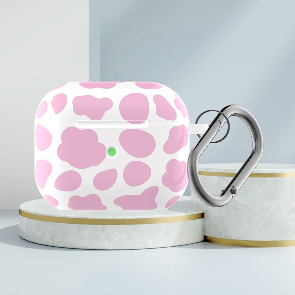 Cute Cow Print Silicone AirPods Case Protective Cover 4