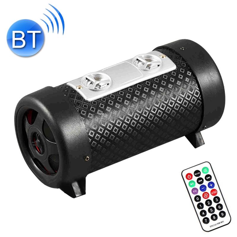 Bluetooth Subwoofer Speaker 4 Inch Compact Car Motorcycle Audio System With Remote 0