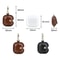 CONTACTS FAMILY AirPods Leather Case With Snap Closure And Drop Protection 7