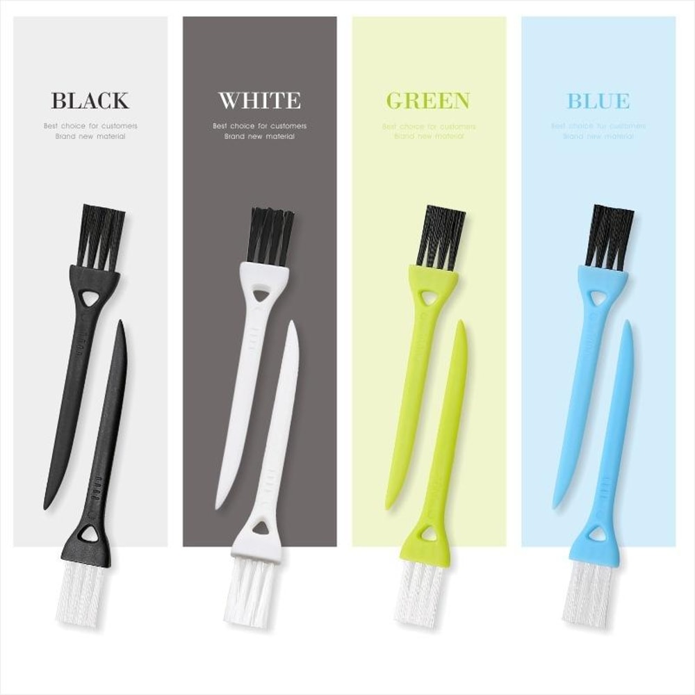 Mini Crevice Cleaning Brush Set For Tight Spaces Razor Brush Groove Cleaning Tool 4