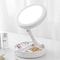 Foldable LED Makeup Mirror With Magnification Compact Travel Vanity Mirror 2